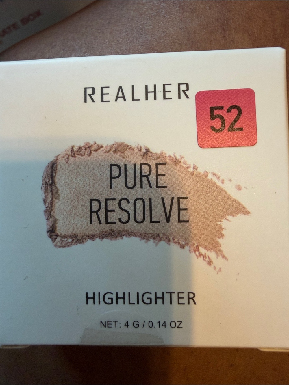 RealHer Pure Resolve Highlighter Rose-Gold Shimmer